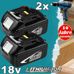 2X 8,0AH Ersatz Original Akku Für Makita BL1860B 18V LXT Li-ion BL1850B BL1830