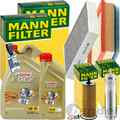 MANN INSPEKTIONSPAKET+6L CASTROL 5W-30 ÖL passend für BMW 1er F20 3er F30 4er