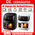 Heißluftfritteuse XXL Digitale Air Fryer 1800W Fritteusen Heißluft Ofen Friteuse