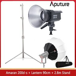 Amaran 200d S 200W 5600K Tageslicht LED-Videolicht + Lantern 90cm+ 2.8M Stativ