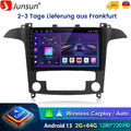 2+64G Android 13 Carplay Für S-Max 2007-2015 Autoradio GPS Navi WIFI BT DAB+ SWC