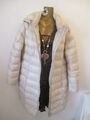 Via Milano Stepp*w. Daunen Mantel*Jacke 44-46 nude cremebeige edel *NEU*Kapuze