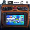 4-Kern Android 13 Autoradio DAB+GPS Navi für Mercedes C/CLK/CLC Klasse W203 W463