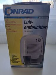 Conrad kleiner Luftentfeuchter / Entfeuchtungsleistung 250ml/Tag