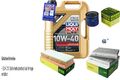 MANN-FILTER Inspektionspaket 5 L LIQUI MOLY 10W-40 für Alfa Romeo 147 1.6 16V