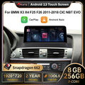 Für BMW X3 F25 X4 F26 Autoradio Stereo 4G Android 13 8+256GB Carplay GPS Navi