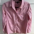 Tommy Hilfiger Bluse, Gr. M, TOP ZUSTAND Wie Neu, Zart gestreift, weiß rot