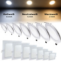 LED Panel Deckenleuchte Einbaustrahler Leuchte Deckenlampe Wandleuchte Ultraslim