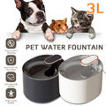 3L Automatischer Haustier Wasserspender Trinkbrunnen Katzen Hunde Filter Leise