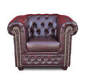 Chesterfield Sessel Fernseh Couch 1 Sitzer Sofa Textil Stoff Couchen Polster Neu