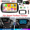 DAB+ Für Mercedes Benz Smart Forfour Fortwo 453 Autoradio Android 13 Carplay Kam