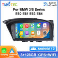 für BMW E60 E61 E90 E91 CCC GPS Navi Android 13 CarPlay 8Core 8G+128GB Autoradio