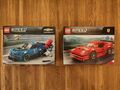 LEGO ✅ Speed Champions - 75890 Ferrari F40 + 75891 Chevrolet Camaro ZL1 NEU/OVP