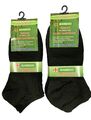 Sneaker Bambus Socken, Kurzsocken Bambussocken, 6 Paar, schwarz, Gr.35-38, NEU!