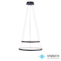 LED Pendellampe Ring rund dimmbar 2 flammige warmweiß Hängelampe Esszimmer Küche