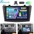 DAB+ Android 13 Autoradio GPS NAV Carplay BT 4+64G WIFI Für Mazda 3 BL 2010-2013