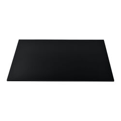 Glasplatte 100x62cm Glasscheibe Tischplatte ESG Glas Kaminplatte Schwarz DIY