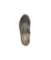 GABOR Damen Marken-Ziegen-Veloursleder-Slipper m.Strass, grau