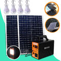 Tragbare 50400mAh Solar Power Station Set Stromgeneratoren Solarmodule Mit 4 LED