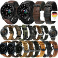 Echtes Leder Armband Für Samsung Galaxy Watch 4 Classic 42/46mm Active 2 40/44mm