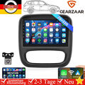 Android 13 2+32G CarPlay Autoradio GPS Navi RDS Für Opel Vivaro B Renault Trafic