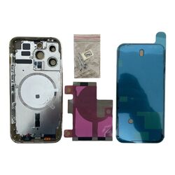 Gehäuse für iPhone 14 Pro Akkudeckel Glas Rückseite Backcover Rahmen Vormontiert