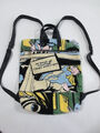 Handtasche DESIGUAL Tasche 19WAKA29 Rucksack COMIC bunt schwarz /1