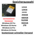 ✅SSD Festplatte windows 10 / 11 vorinstalliert ✅ab 29,50€✅