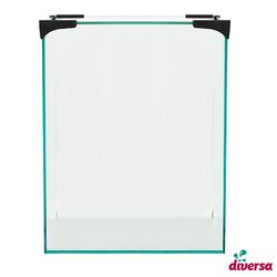 (44,40€/Stk.) diversa Aquarium 30x30x35cm ca.31L Glasabdeckung & Ecken Terrarium