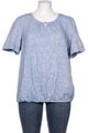 sheego Bluse Damen Oberteil Hemd Hemdbluse Gr. EU 46 Baumwolle Blau #52er6vn