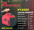 Powertech Stromerzeuger 2000W Inverter Benzin Stromgenerator Notstromaggregat