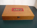 Lego 820 Holzkiste Holzsortierbox Holzsortierkasten gefüllt Fächer Inlay 1966