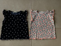 2er Pack T-shirts / Bluse mädchen 122 / 128