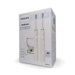 Philips DiamondClean 9000 Schallzahnbürste HX9914/55 Doppelpack weiß