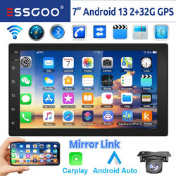 32G Android 13 Carplay Autoradio 2DIN 7 Zoll Bluetooth GPS NAVI WiFi RDS USB KAM
