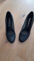 Tamaris Pumps, Plateau, Gr. 37,schwarz, Echtleder,  wie neu