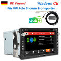 Für VW Polo Sharan Transporter Autoradio 7" GPS NAVI WIFI BT CD DVD Player DAB+