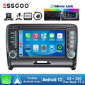 Android 12 2+32G Carplay Autoradio GPS NAV + Kamera Für Audi TT MK2 8J 2006-2014