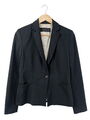 ZARA BASIC Klassischer Blazer Damen Gr. DE 38 schwarz Business-Look