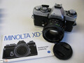 Set: Minolta XD-7 Spiegelreflex-Kamera Objektiv MD-Rokkor 1,7/50 mm lens 