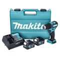 Makita DF 332 DSME Akku Bohrschrauber 12 V max. 35 Nm + 2x Akku 4 Ah + Ladegerät