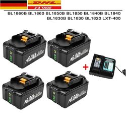 2x18V 6000mAH Akku Für Makita BL1850 BL1830 LXT BL1860B Led Anzeige+Ladegerät DP💖10 Jahre💖 DHL 1-3 Tage💖Hohe-Qualität💖Neueste👇👇👇