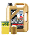 Motoröl 10W40 LIQUI MOLY Leichtlauf 5L +MANN Ölfilter