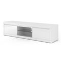 TV LOWBOARD SCHRANK BIANCO 180 cm  ganz in Hochglanz TV TISCH SIDEBOARD 