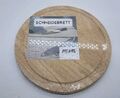 Schneidebrett Rund mit Rille Birkenholz 25cm x 1,5cm Brotzeit Laser Vesper