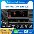 12,3" Android 14 CarPlay Autoradio Octa Core 8+128GB GPS Navi Für BMW X1 F48 NBT