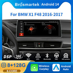 12,3" Android 14 CarPlay Autoradio Octa Core 8+128GB GPS Navi Für BMW X1 F48 NBT