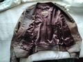 coole, weiche Echtleder-Damenjacke, Gr 38, braun-chabby-look, fast unbenutzt, 