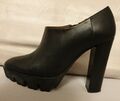 ARMANI STIEFELETTEN  PUMPS  ANKLE BOOTS  SCHWARZ GR. 37,5 - 38  LP 479€