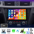 DAB Für BMW 3ER E90 E91 Android 13 9'' Autoradio GPS NAVI WIFI Carplay 1+32G CAM